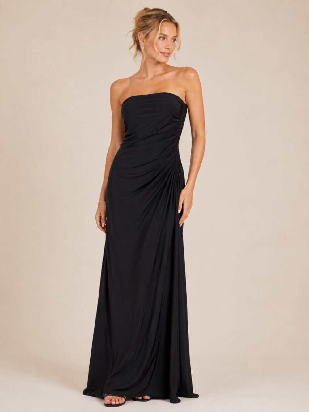 NWT Mac Duggal Long Maxi Formal Skirt Black XS #A0180